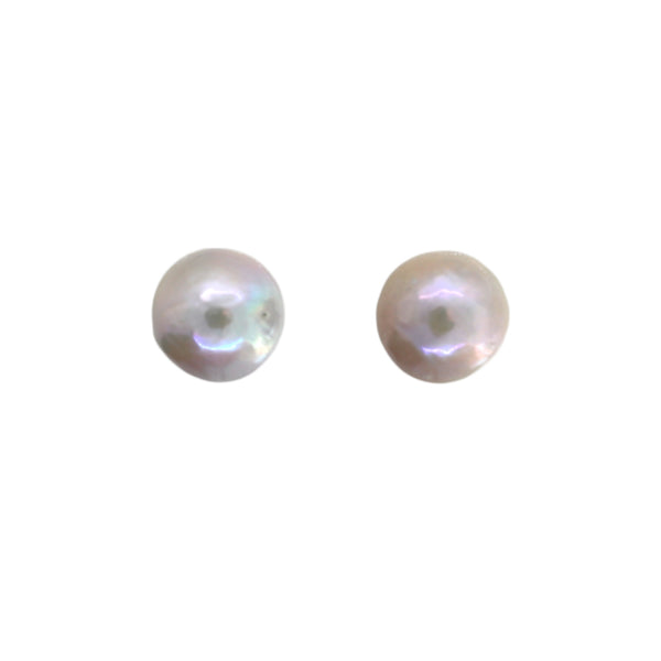 Timeless Elegance: Mabe Pearl Stud Earrings